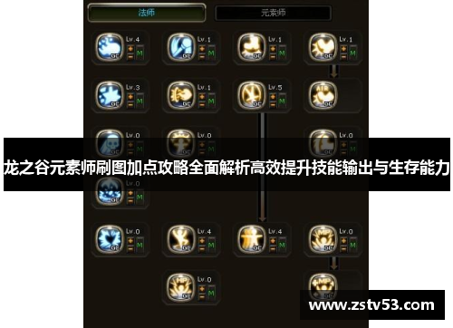 龙之谷元素师刷图加点攻略全面解析高效提升技能输出与生存能力